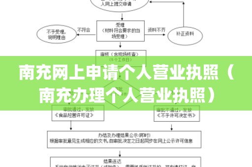 南充网上申请个人营业执照（南充办理个人营业执照）