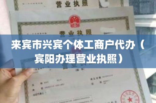 来宾市兴宾个体工商户代办（宾阳办理营业执照）