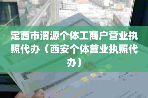 定西市渭源个体工商户营业执照代办（西安个体营业执照代办）