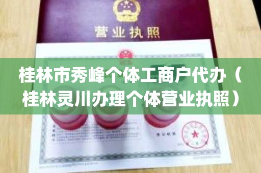桂林市秀峰个体工商户代办（桂林灵川办理个体营业执照）