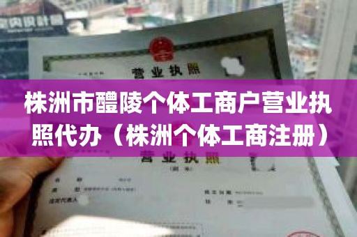 株洲市醴陵个体工商户营业执照代办（株洲个体工商注册）