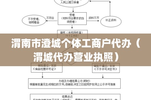 渭南市澄城个体工商户代办（渭城代办营业执照）