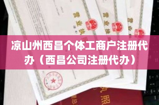 凉山州西昌个体工商户注册代办（西昌公司注册代办）