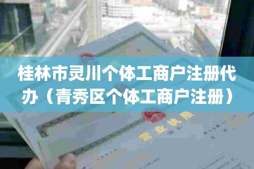 桂林市灵川个体工商户注册代办（青秀区个体工商户注册）