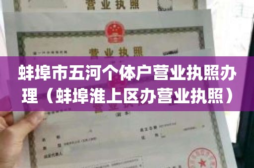 蚌埠市五河个体户营业执照办理（蚌埠淮上区办营业执照）