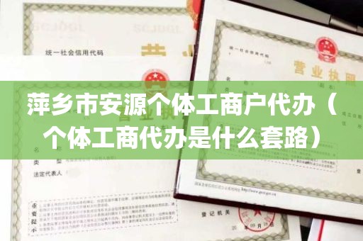 萍乡市安源个体工商户代办（个体工商代办是什么套路）