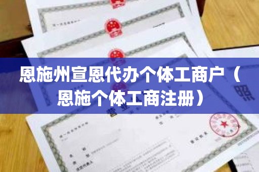 恩施州宣恩代办个体工商户（恩施个体工商注册）