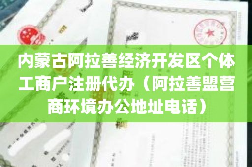 内蒙古阿拉善经济开发区个体工商户注册代办（阿拉善盟营商环境办公地址电话）