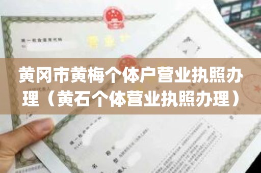 黄冈市黄梅个体户营业执照办理（黄石个体营业执照办理）