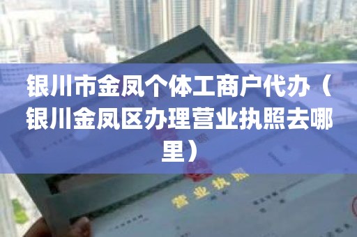 银川市金凤个体工商户代办（银川金凤区办理营业执照去哪里）