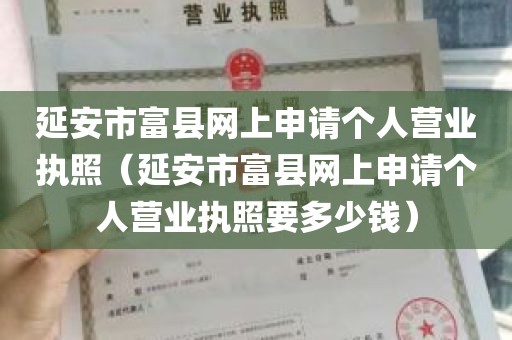 延安市富县网上申请个人营业执照（延安市富县网上申请个人营业执照要多少钱）