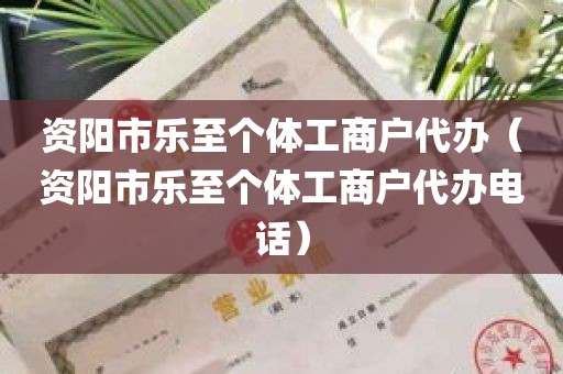资阳市乐至个体工商户代办（资阳市乐至个体工商户代办电话）