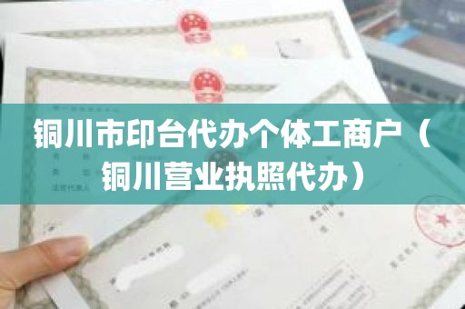 铜川市印台代办个体工商户（铜川营业执照代办）