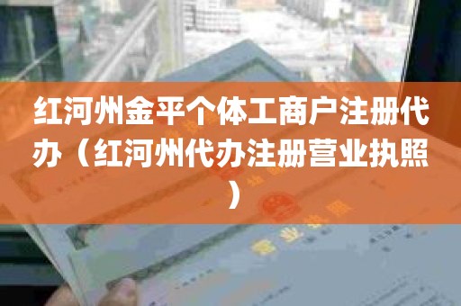 红河州金平个体工商户注册代办（红河州代办注册营业执照）