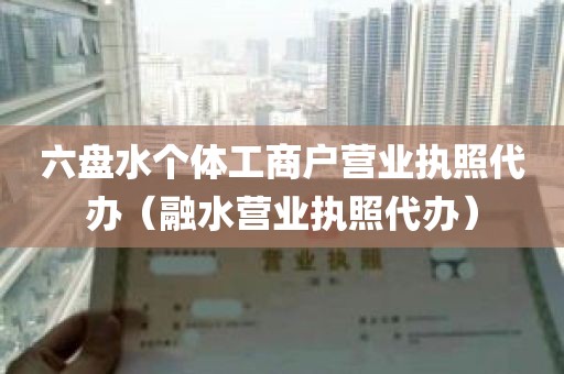 六盘水个体工商户营业执照代办（融水营业执照代办）
