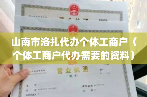 山南市洛扎代办个体工商户（个体工商户代办需要的资料）