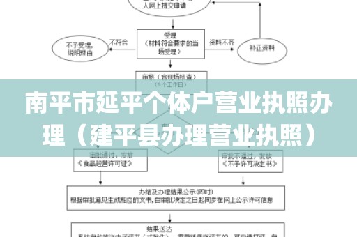 南平市延平个体户营业执照办理（建平县办理营业执照）