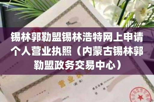 锡林郭勒盟锡林浩特网上申请个人营业执照（内蒙古锡林郭勒盟政务交易中心）