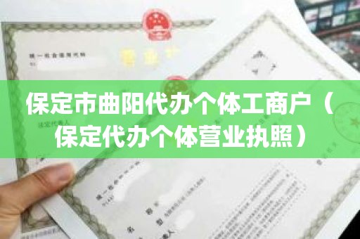保定市曲阳代办个体工商户（保定代办个体营业执照）