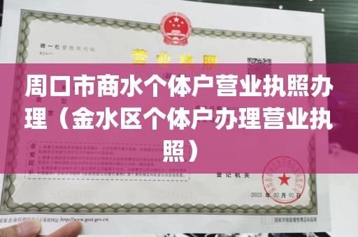 周口市商水个体户营业执照办理（金水区个体户办理营业执照）