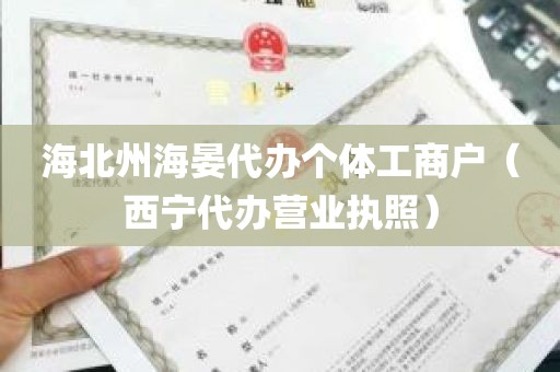 海北州海晏代办个体工商户（西宁代办营业执照）