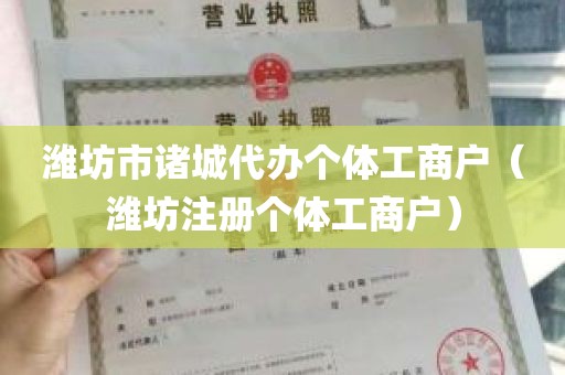潍坊市诸城代办个体工商户（潍坊注册个体工商户）