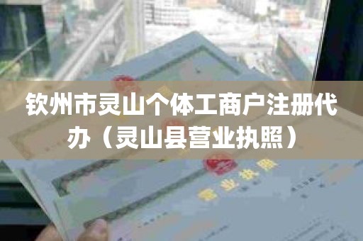 钦州市灵山个体工商户注册代办（灵山县营业执照）