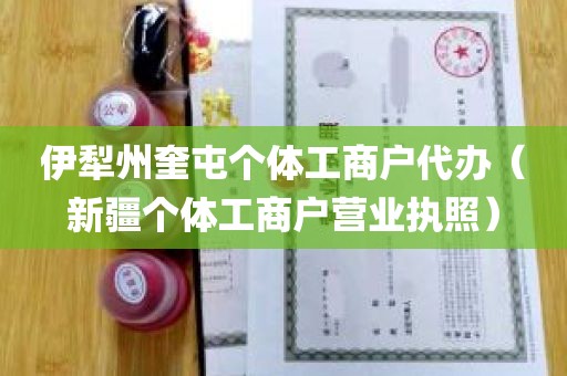 伊犁州奎屯个体工商户代办（新疆个体工商户营业执照）