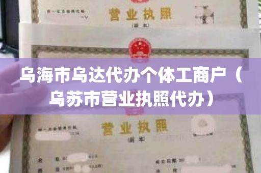 乌海市乌达代办个体工商户（乌苏市营业执照代办）