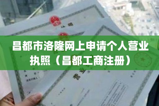 昌都市洛隆网上申请个人营业执照（昌都工商注册）