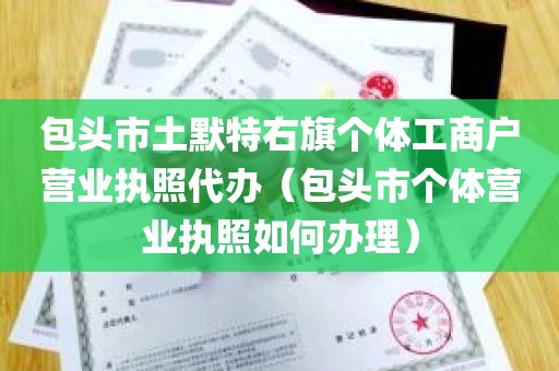 包头市土默特右旗个体工商户营业执照代办（包头市个体营业执照如何办理）