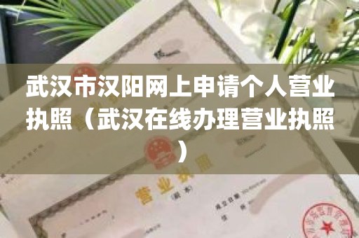武汉市汉阳网上申请个人营业执照（武汉在线办理营业执照）