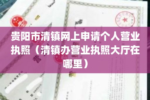 贵阳市清镇网上申请个人营业执照（清镇办营业执照大厅在哪里）