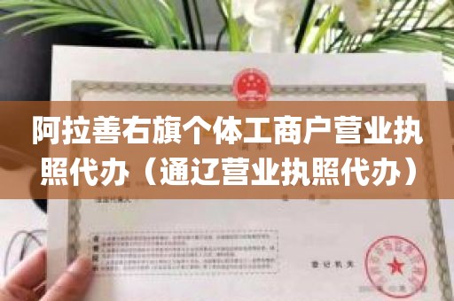 阿拉善右旗个体工商户营业执照代办（通辽营业执照代办）