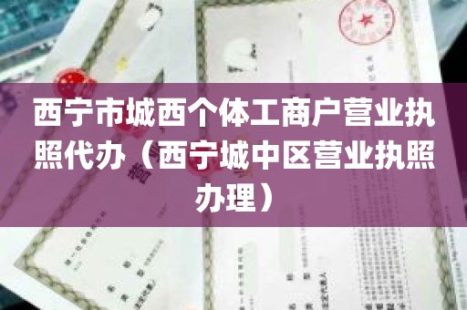 西宁市城西个体工商户营业执照代办（西宁城中区营业执照办理）