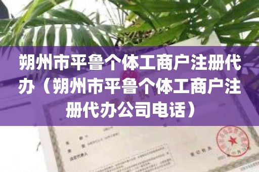 朔州市平鲁个体工商户注册代办（朔州市平鲁个体工商户注册代办公司电话）