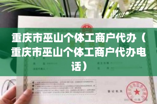重庆市巫山个体工商户代办（重庆市巫山个体工商户代办电话）