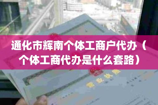 通化市辉南个体工商户代办（个体工商代办是什么套路）