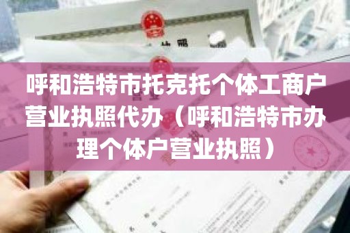 呼和浩特市托克托个体工商户营业执照代办（呼和浩特市办理个体户营业执照）