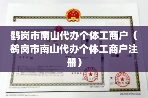 鹤岗市南山代办个体工商户（鹤岗市南山代办个体工商户注册）