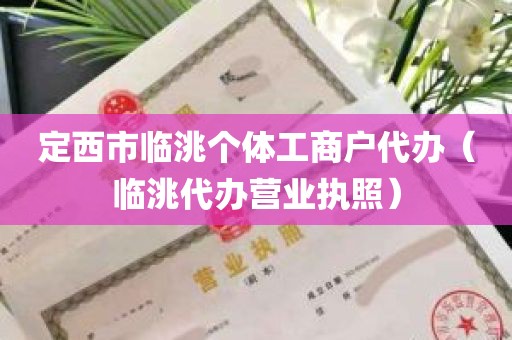 定西市临洮个体工商户代办（临洮代办营业执照）