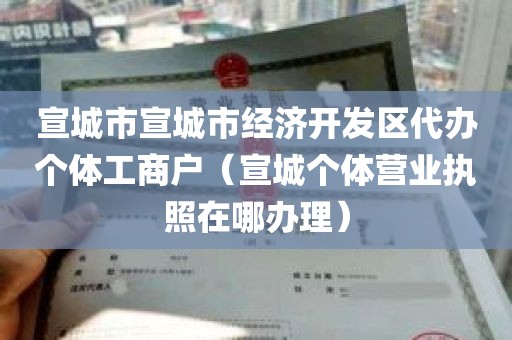 宣城市宣城市经济开发区代办个体工商户（宣城个体营业执照在哪办理）