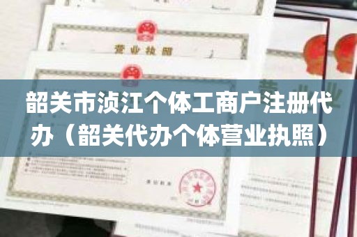 韶关市浈江个体工商户注册代办（韶关代办个体营业执照）