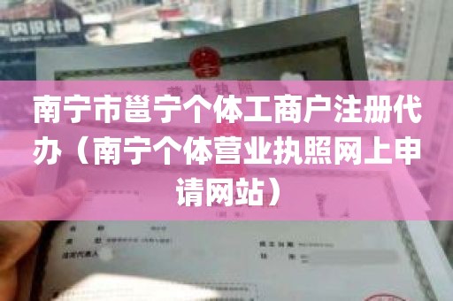 南宁市邕宁个体工商户注册代办（南宁个体营业执照网上申请网站）
