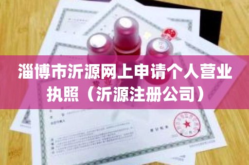 淄博市沂源网上申请个人营业执照（沂源注册公司）