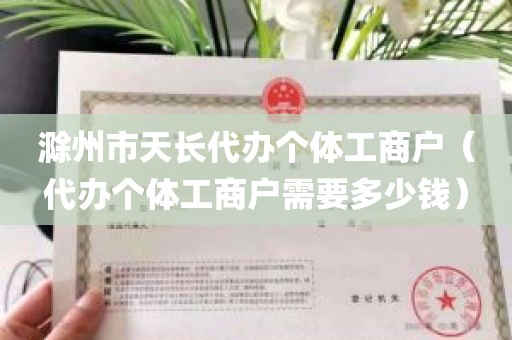 滁州市天长代办个体工商户（代办个体工商户需要多少钱）