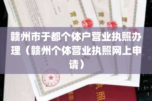 赣州市于都个体户营业执照办理（赣州个体营业执照网上申请）