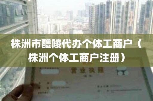 株洲市醴陵代办个体工商户（株洲个体工商户注册）