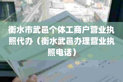 衡水市武邑个体工商户营业执照代办（衡水武邑办理营业执照电话）
