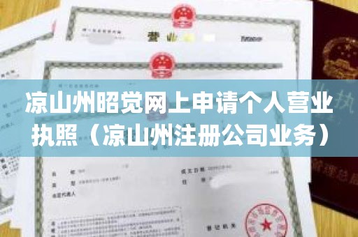 凉山州昭觉网上申请个人营业执照（凉山州注册公司业务）